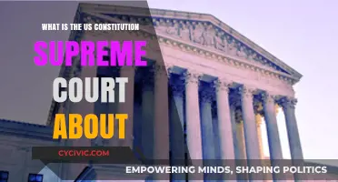 The US Constitution: Supreme Court's Role and Power