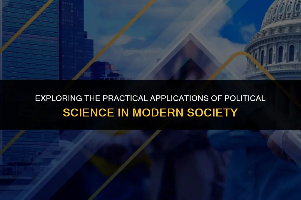 what is the use of political science