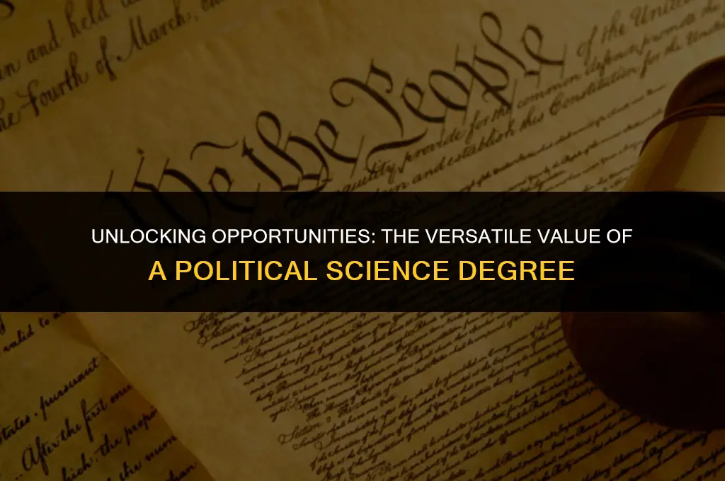 what is the value of a political science degree