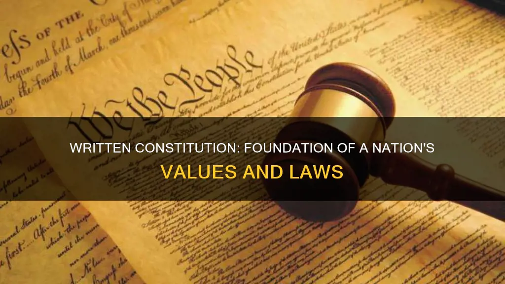 what is the value of having a written constitution