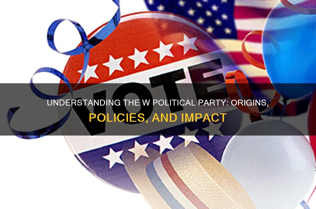 what is the w political party