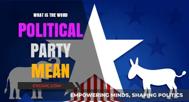Understanding the Meaning and Role of a Political Party