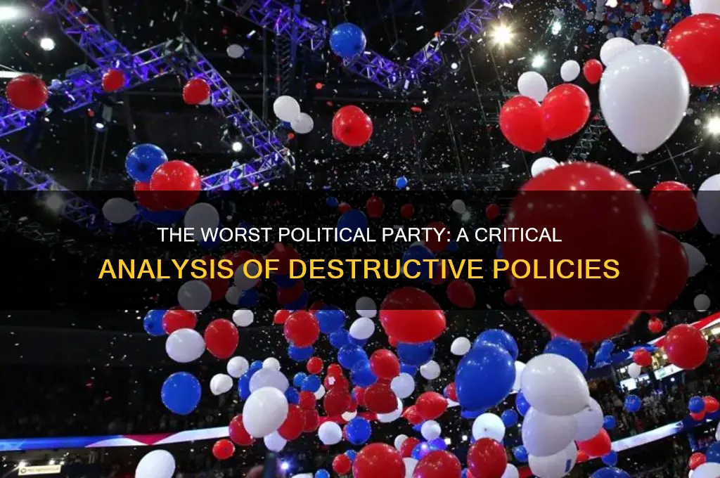 what is the worst political party