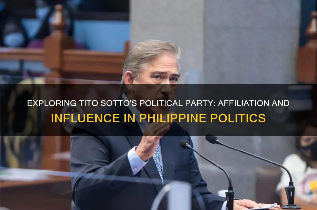 what is tito sotto political party