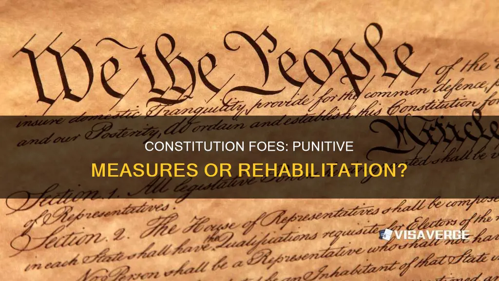 what is to be done to enemies of the constitution