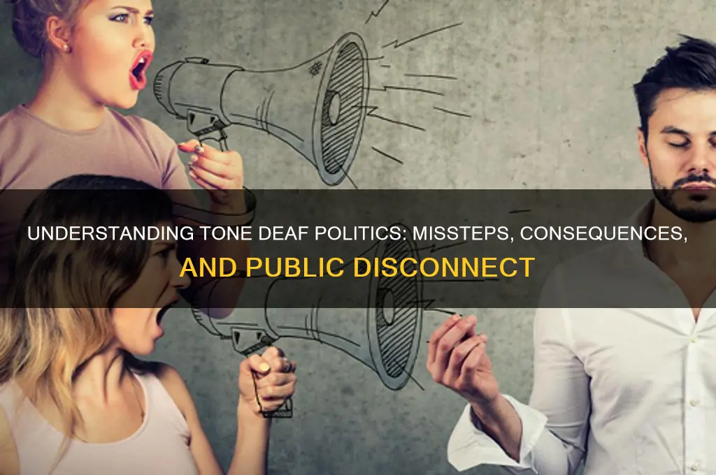 what is tone deaf politics