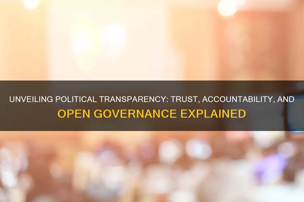 what is transparency in politics