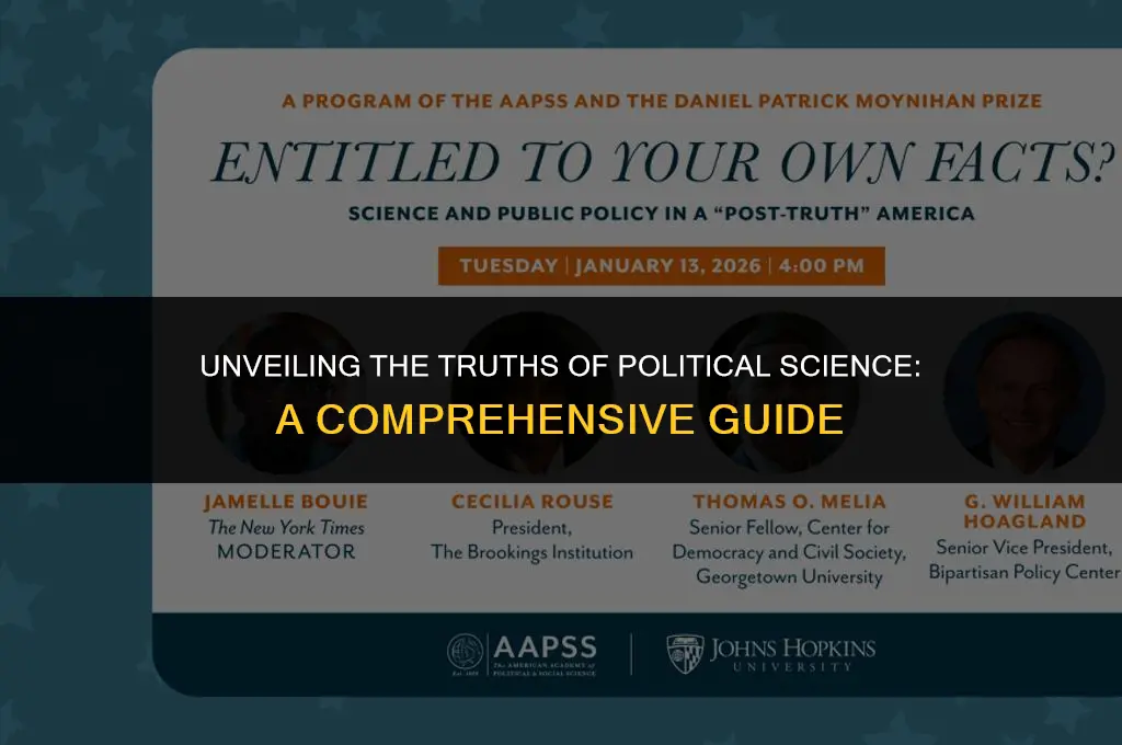 what is true about political science