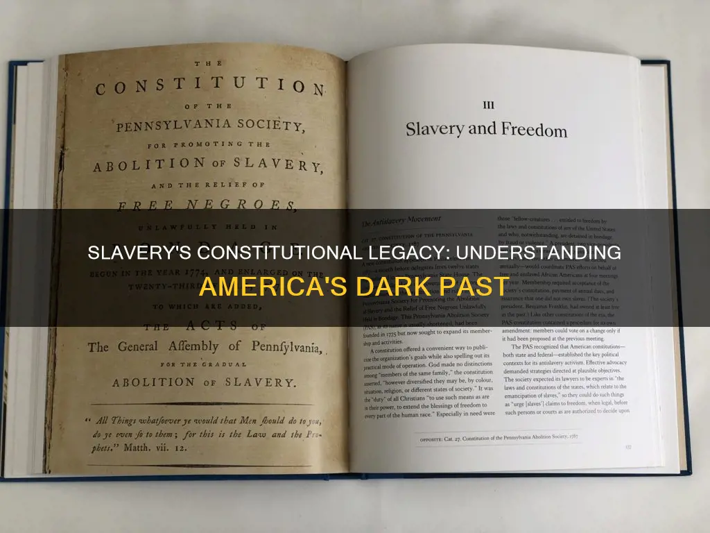 what is true about slavery and the constitution