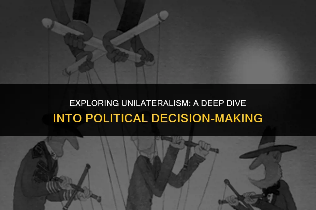 what is unilateralism in political science