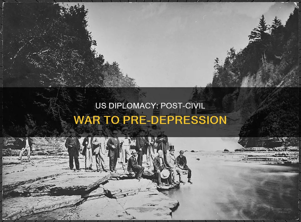 what is us diplomacy during 1865 1929