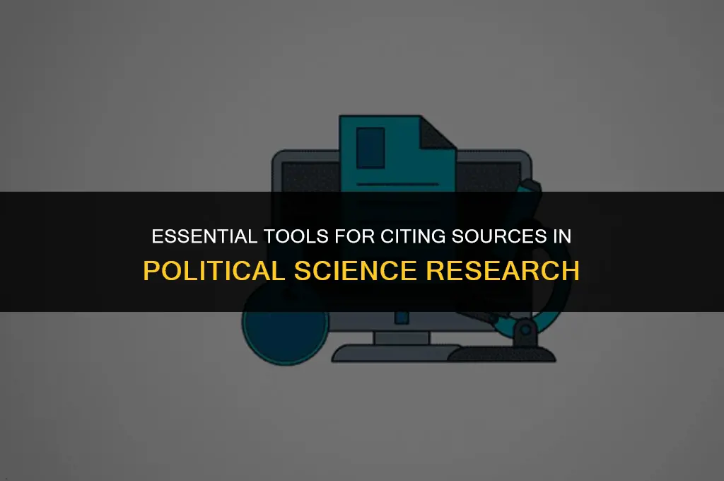 what is used to citation sources in political science