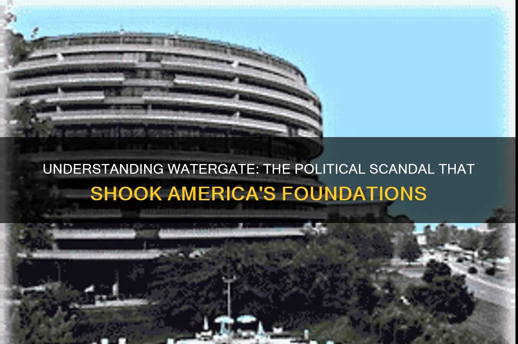 what is watergate in politics