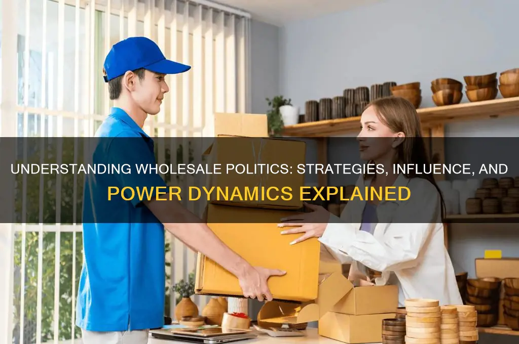 what is wholesale politics