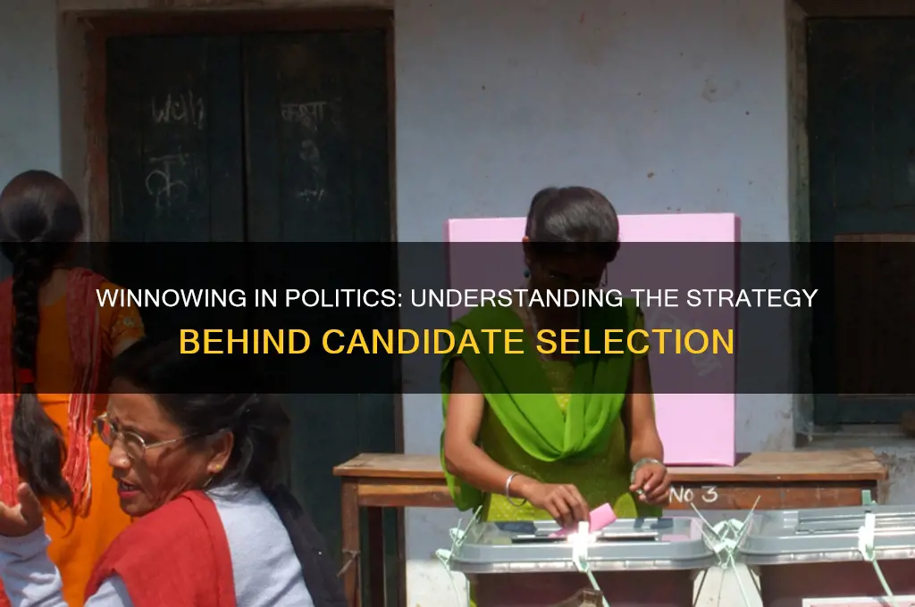 what is winnowing in politics