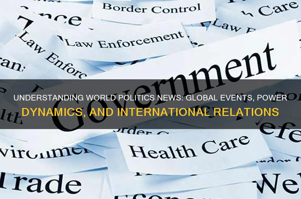 what is world politics news