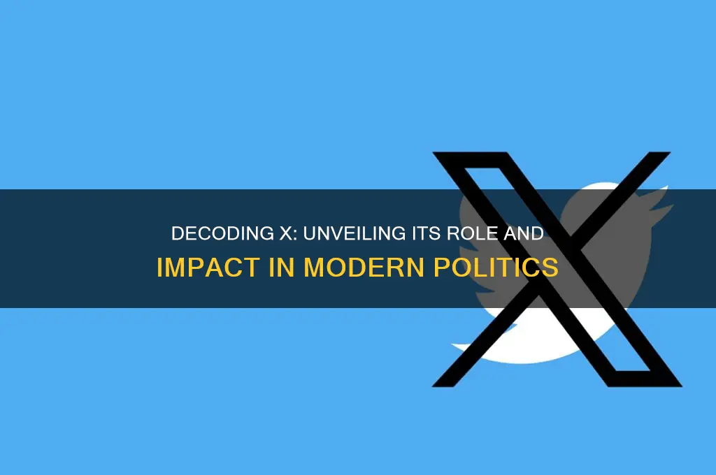 what is x in politics