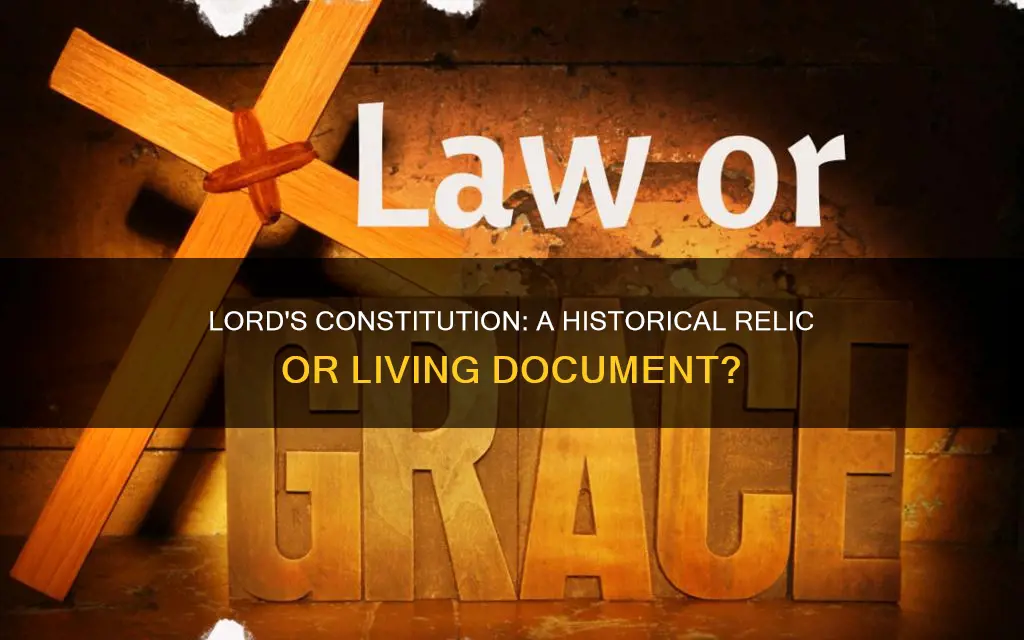 what is year of our lord doing in our constitution