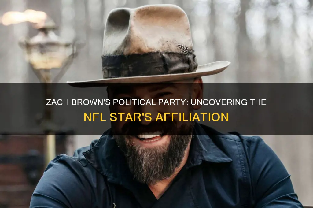what is zach browns political party