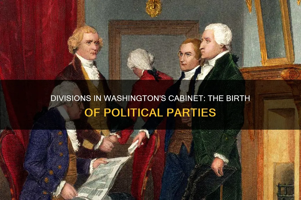 what issues divided washington