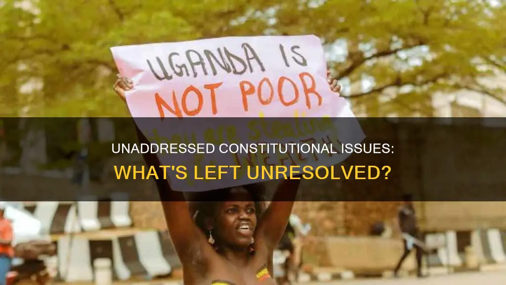 what issues were left unresolved by the constitution