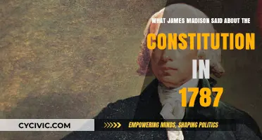 Madison's 1787 Constitution: A Visionary Framework