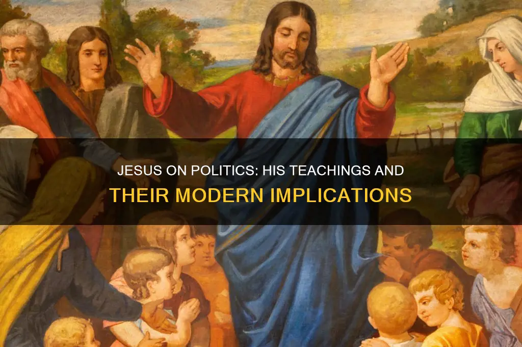what jesus said about politics
