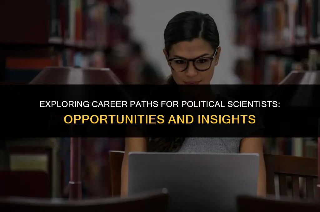 what jobs can a political scientist get