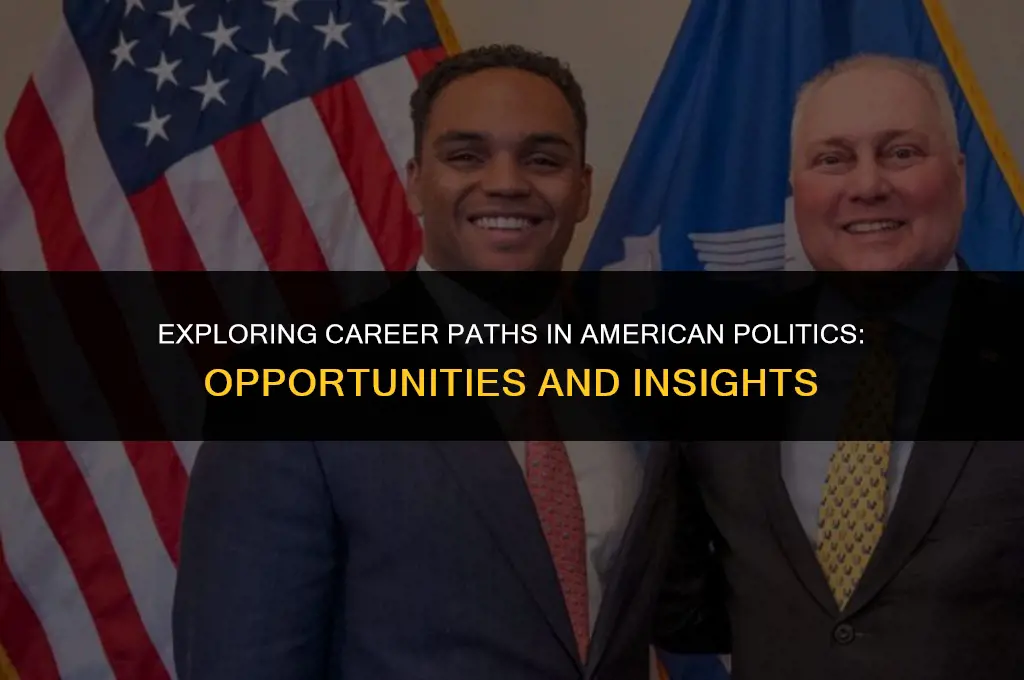 what jobs can i get with american politics
