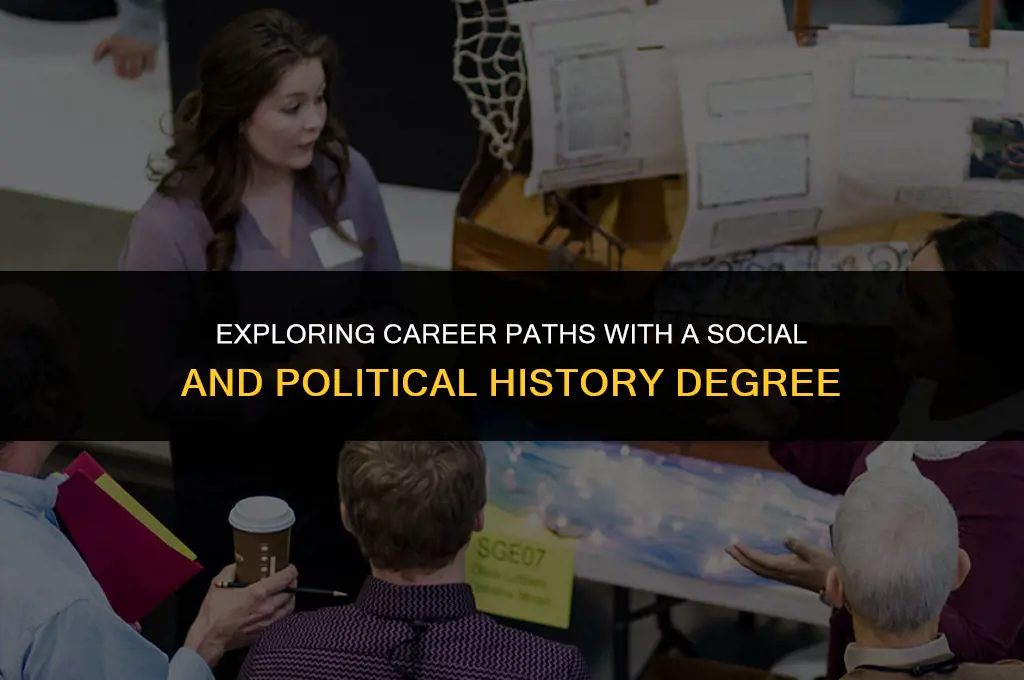 what jobs can you get with social and political history