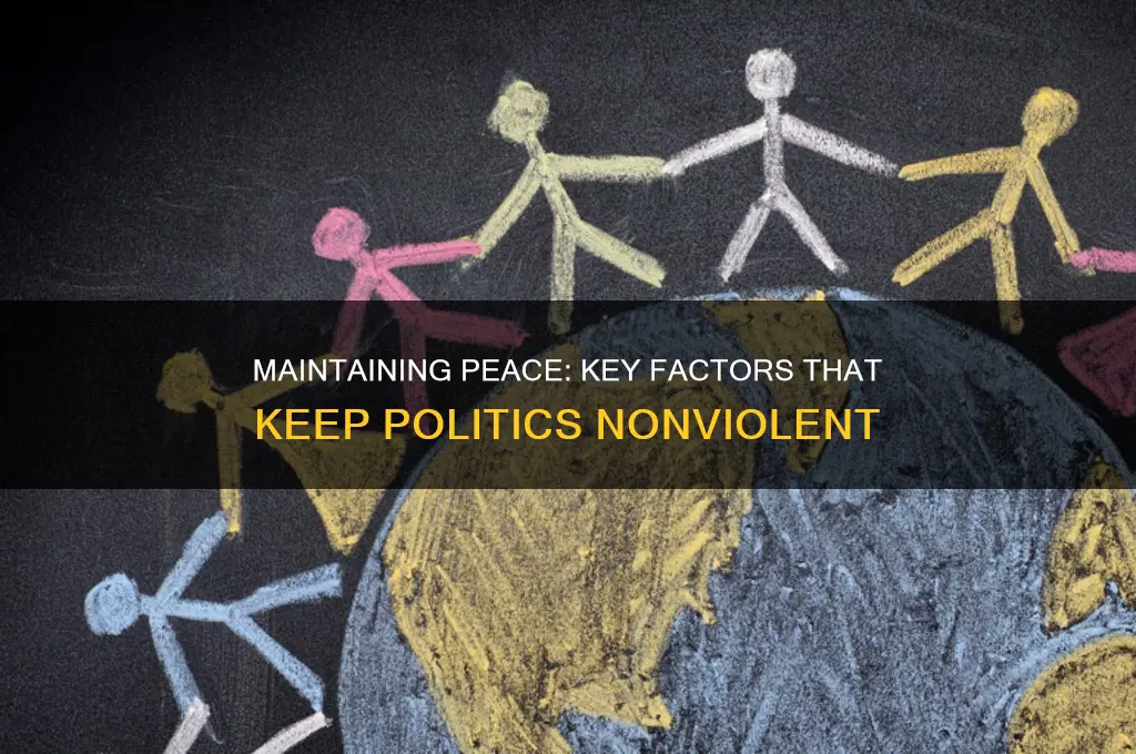 what keeps politics nonviolent