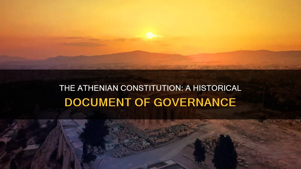 what kind of document is the athenian constitution