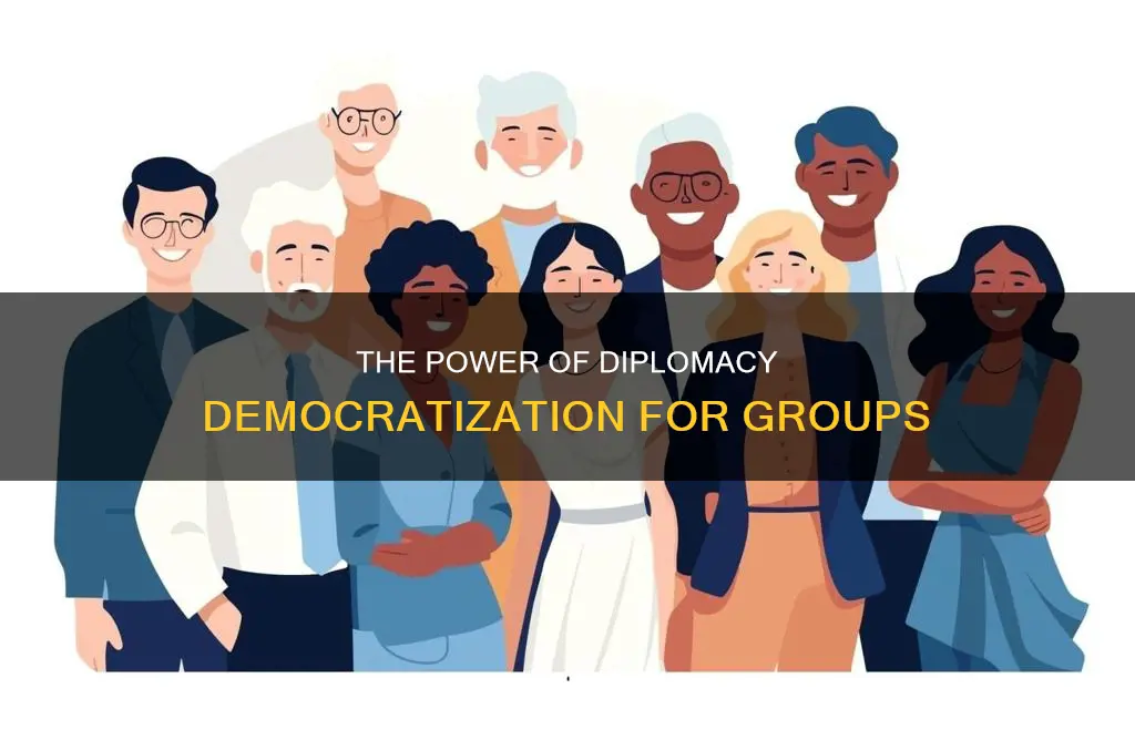 what kind of groups utilize the democratizing of diplomacy