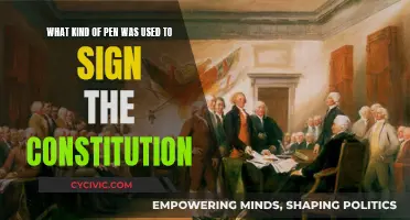 The Constitution's Pen: A Historical Signature