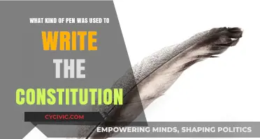 The Constitution's Pen: Uncovering the Writing Instrument