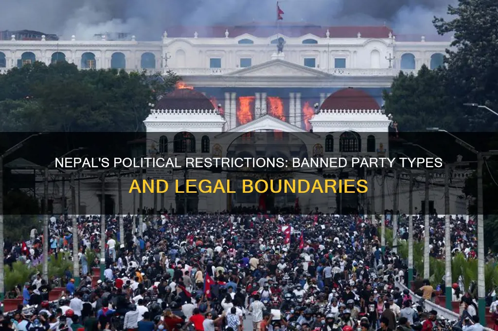 what kind of political party is not allowed in nepal