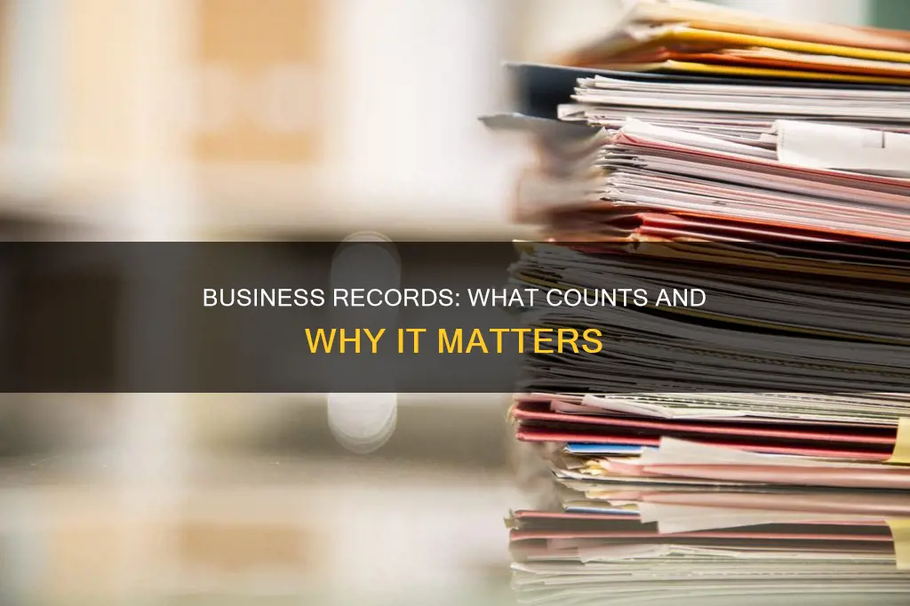 what kind of records constitute a business record