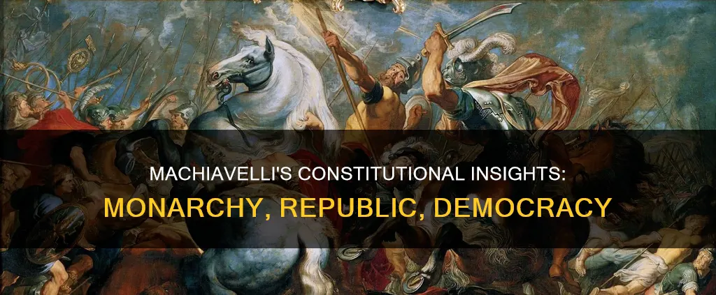 what kinds of constitutions does machiavelli talk about
