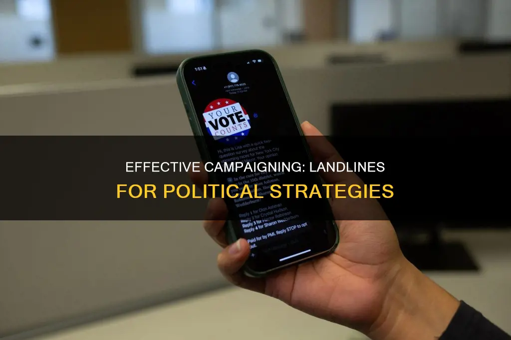 what landlines do political campaigns use