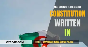 Algerian Constitution: Language of the Law