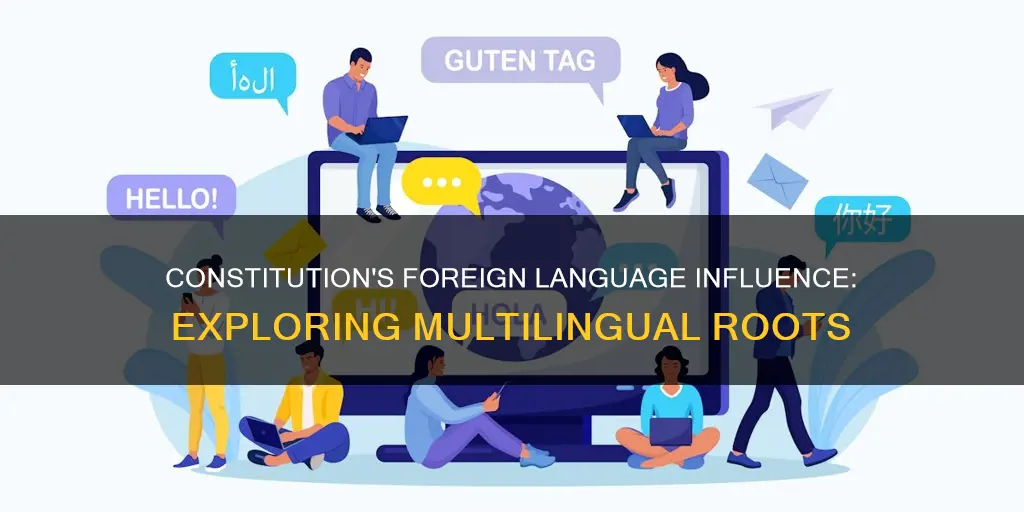 what language other than english is in the constitution