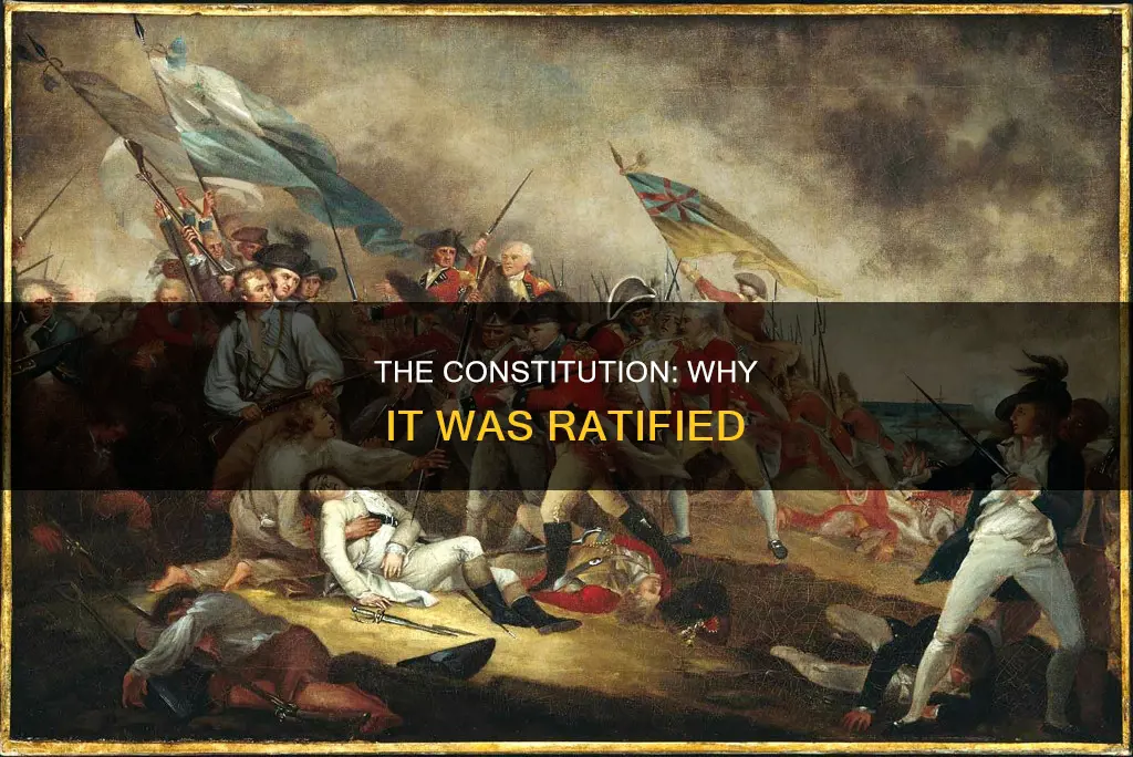 what led to the ratification of the constitution