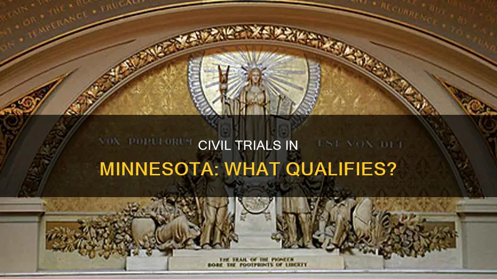 what legally constitutes a civil trial in minnesota