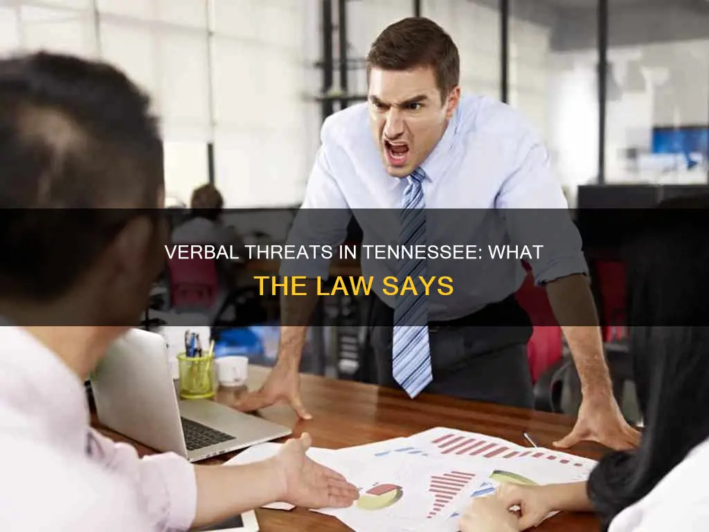 what legally constitutes a verbal threat in tennessee