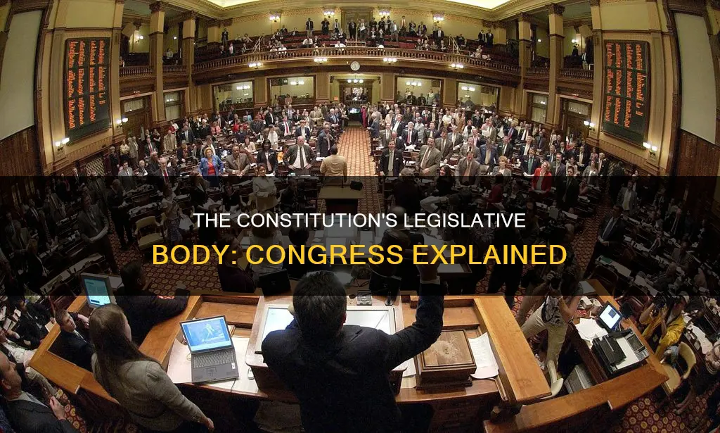 what legislative body was created by the constitution