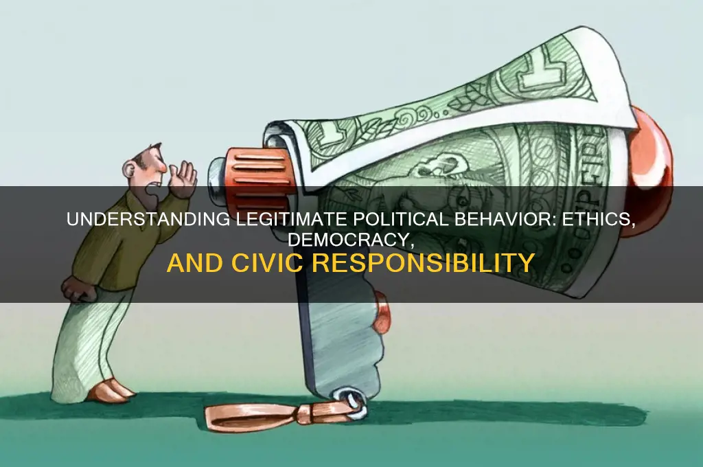 what legitimate political behavior