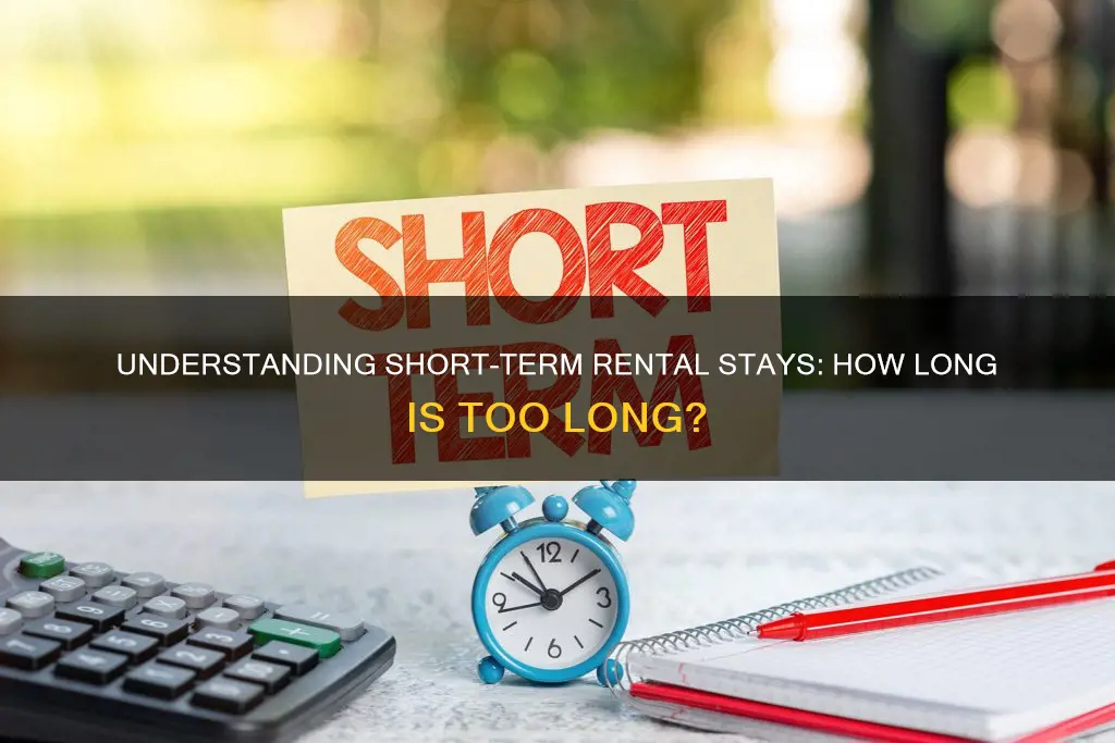 what length of stay constitutes a short term rental