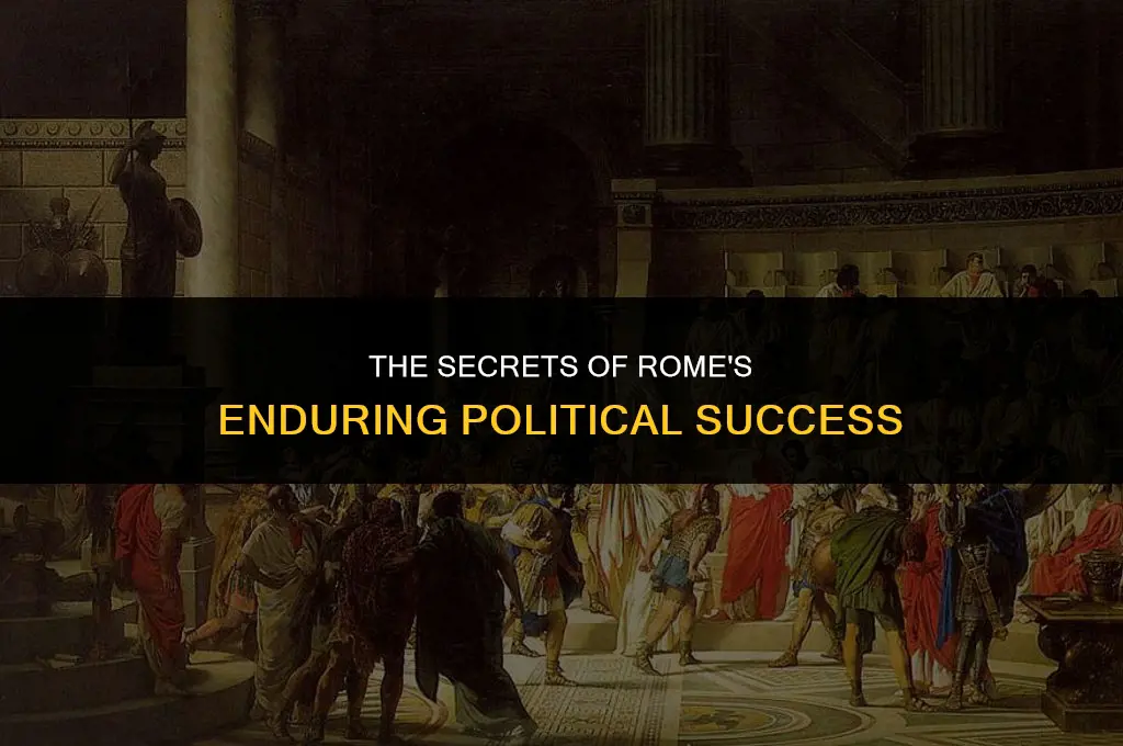 what made the roman political system effective