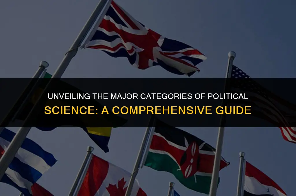 what major category is political science