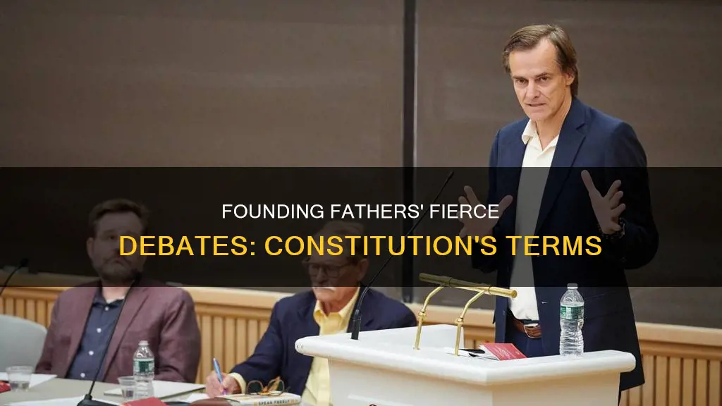 what major debates shaped the terms of the constitution